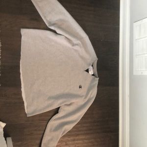 cut cropped champion sweatshirt